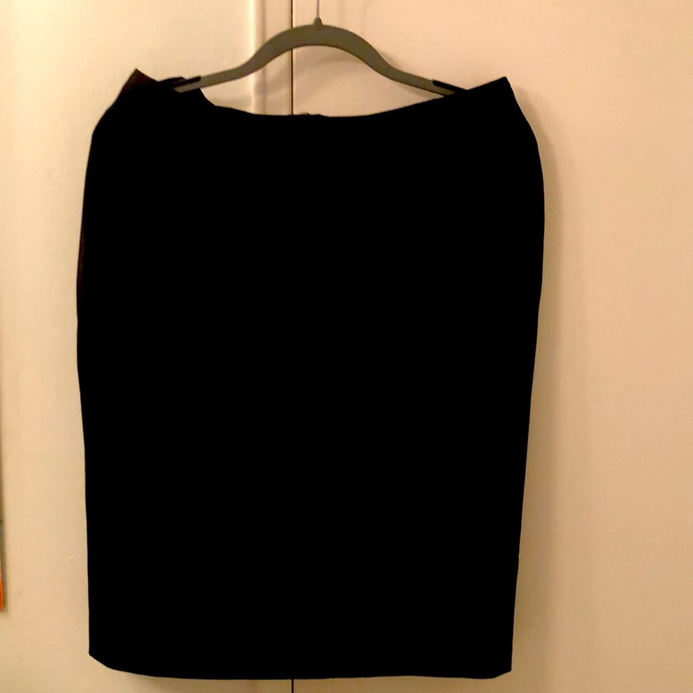 Black pencil skirt